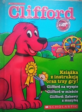 Clifford pies książeczka i 3 gry edukacyjne PC CD