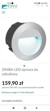 Lampy LED zewnętrzne ZIMBA LED EGLO