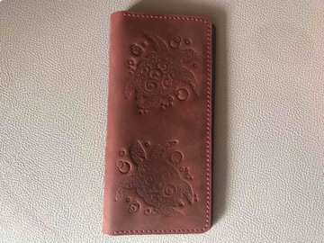 portfel, portmonetka wykonana ze skóry naturalnej