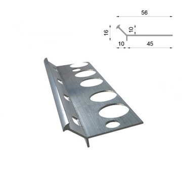 PROFIL SCHODOWY V2 ALUMINIOWY RENOPLAST