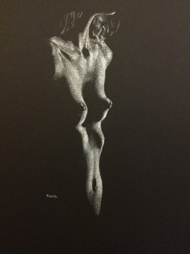 Rysunek "Nude Noir" #260 290x210 mm