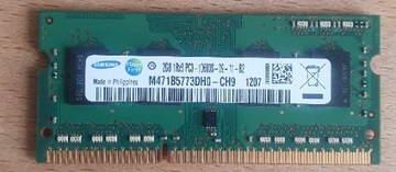 RAM SAMSUNG 2GB 1Rx8 PC3 -10600S 09-11-B2