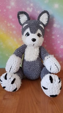 "Husky" Maskotka/Amigurumi na zamówienie 