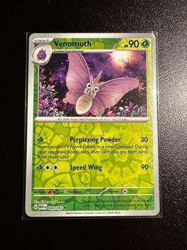 Karta Pokemon Venomoth 049/165 Reverse MEW 151