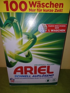 Proszek Ariel 100 prań z Niemiec 