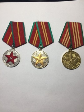 3 Med.ZSRR za Nienaganną Służbę Żoł.Sił Zbroj.1957