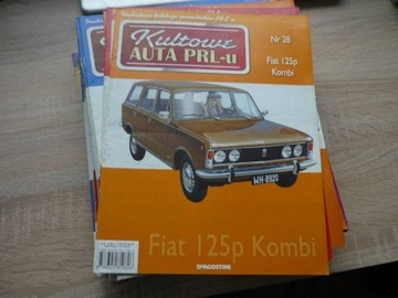 FIAT 125p KOMBI KULTOWE AUTA PRL-u NR 28 GAZETKA