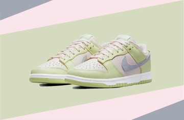 Nike Dunk Low Lime ice light soft pink