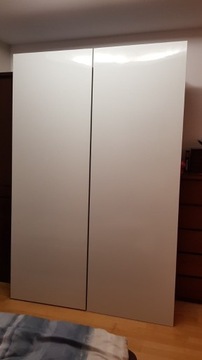 Drzwi przesuwne IKEA PAX 150x236, biały połysk