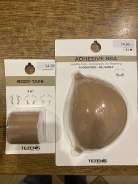 Body Tape & adhesive bra nowe tezenis