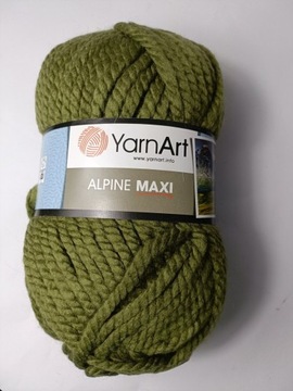 Włóczka Alpine Maxi 250g YarnArt zielony 670