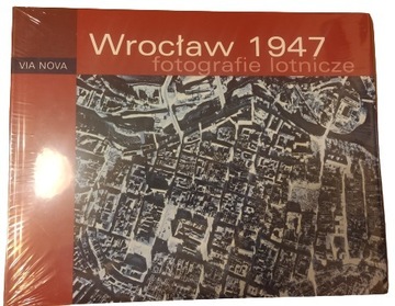 Wrocław 1947 fotografie lotnicze RARYTAS w folii
