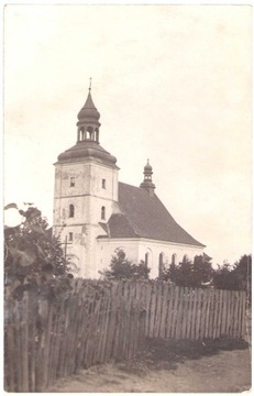 Burzenin- Kościół Sieradz ok. 1935 fotopocztówka