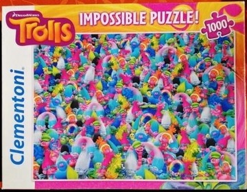 Puzzle 1000 el. Impossible Trolle Clementoni