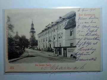 CIEPLICE ZDRÓJ Warmbrunn Am Langen Hause 1900