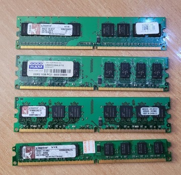 Pamięć RAM DDR2 zestaw 4,5 GB