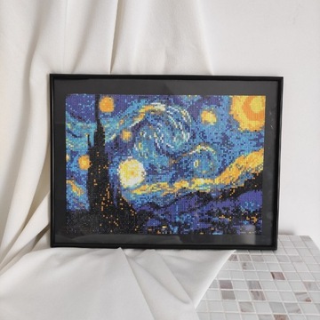 Obraz diamentowy Van Gogh DIY rękodzieło 3D