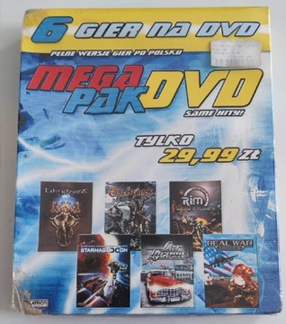 Mega Pak DVD Big Box Etherlords Evil Islands Starmageddon Rim Car Tycoon