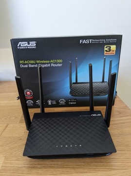 Router ASUS RT-AC58U AC1300 Komplet