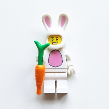 Lego Minifigurka col07-3 Bunny Suit Guy/Królik