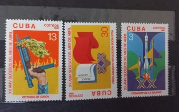 Zestaw znaczków - Kosmos - Kuba **