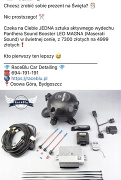 PANTHERA Maxhaust Leo 5.0 aktywny wydech sound