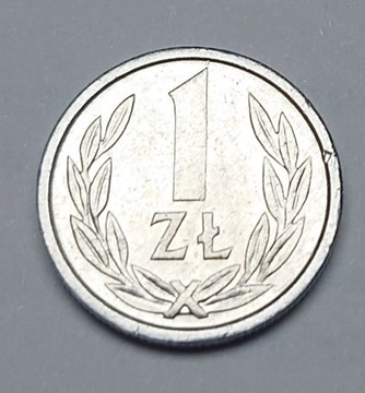 Moneta 1 złoty - 1989 rok