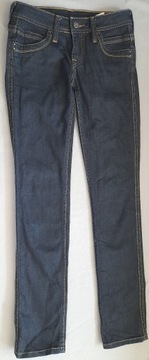 Pepe jeans spodnie damskie granatowe rozm. W25/L32