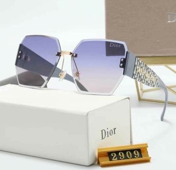 Okulary przeciwsloneczne Dior z pudelkiem