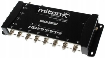 MULTISWITCH MITON QSM-58EC + konwerter Quattro
