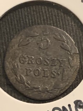 5 Groszy Pols. 1818 rok I-B