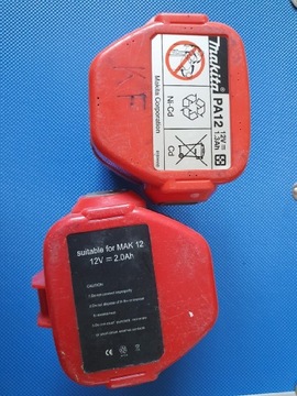 Baterie Makita PA12 x2 NiCd