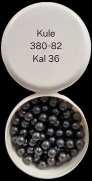 Kule ołowiane kal. 36 (380-82 grain.) 102 szt.