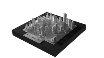 Model miasta New York USA 10x10cm