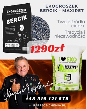 Ekogroszek Maxiret | Bercik - worki 25KG - 1 Tona