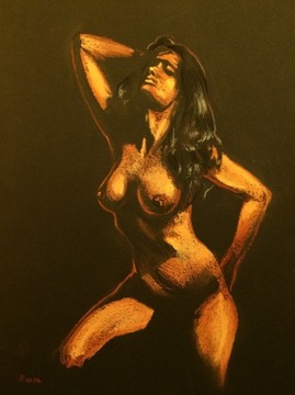 Rysunek "Nude Noir" #384 290x210 mm