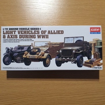 Academy 1:72 Light Vehicles of Allied & Axis, NOWY