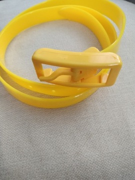 Pasek plastikowy żółty 