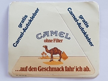 CAMEL naklejka z NRF-u, lata 70-80te XX wieku