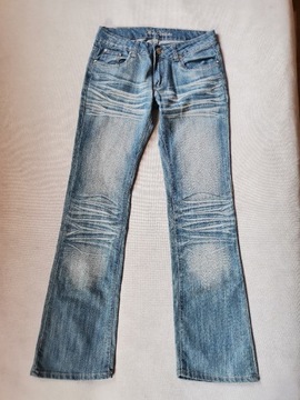 JEANS - Spodnie damskie jeansy r. 40