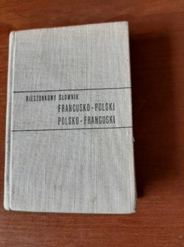 Kieszonkowy słownik francusko-polski polsko-francu
