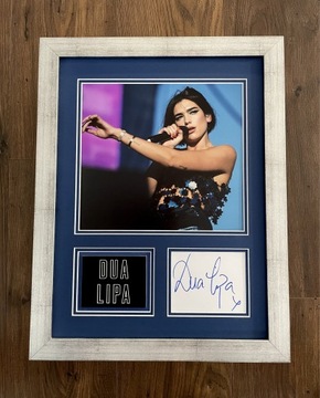 DUA LIPA - oryginalny autograf + certyfikat!