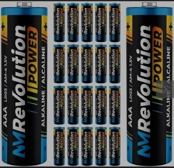 80 szt Bateria alkaliczna NM Revolution AAA (R3)