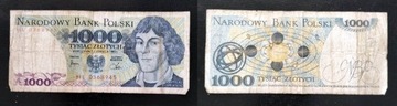NBP banknot 1000 zł rok 1982