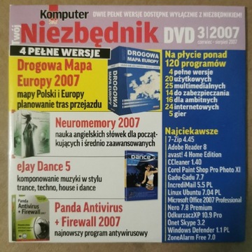 Komputer Świat Twój Niezbędnik 2007 3 DVD 