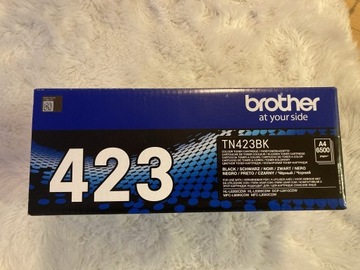 Brother 423 Nowy oryginalny toner TN423BK czarny