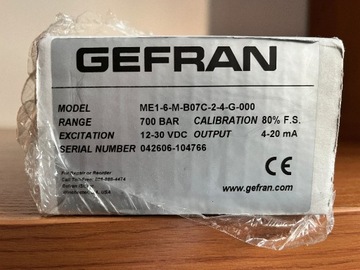 Gefran przetwornik F031727,ME-1-6-M-B07C-2-4-G-000