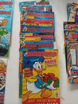 Komiks Kaczor Donald 21 numerów z lat 2003-2005