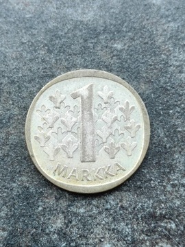 1 markka 1965 r. Finlandia srebro 