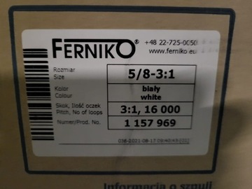 Spirala Zip-Wire FERNIKO 5/8", 3:1, 16000, Biały